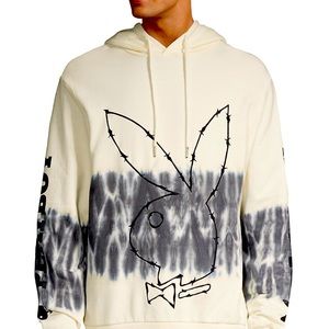 Playboy Tie-Dye Cotton Hoodie